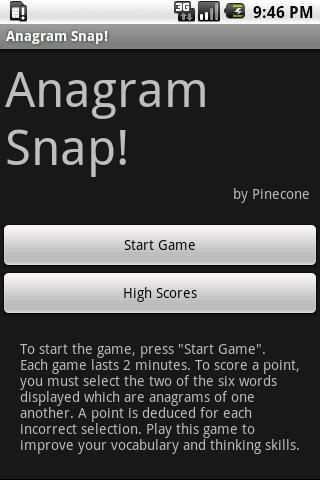 Anagram Snap Android Brain & Puzzle