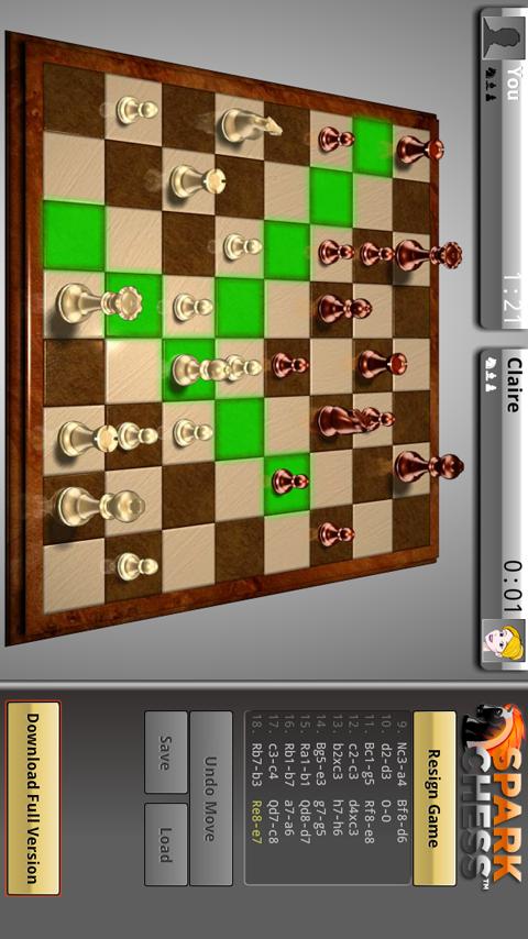 SparkChess HD Lite Android Brain & Puzzle