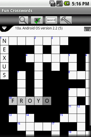 Fun Crosswords Android Brain & Puzzle
