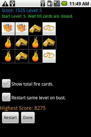 Mem Card  Free Game   Skill