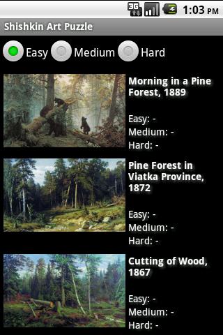 Shishkin Art Puzzle Android Brain & Puzzle