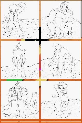Ben 10 Coloring Pages Android Casual