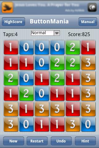 Button Mania Android Brain & Puzzle