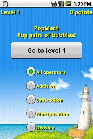 PopMath Android Brain & Puzzle