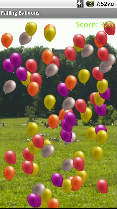 Falling Balloons