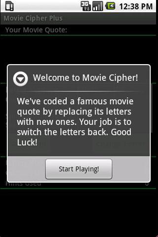 Movie Cipher FREE Android Brain & Puzzle