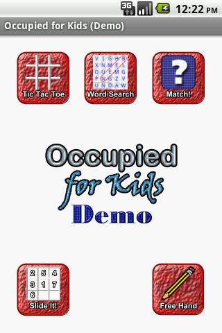 Occupied for Kids Demo