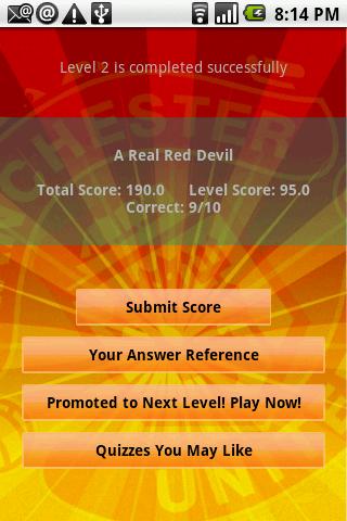 Manchester Utd. Fan Quiz Android Brain & Puzzle