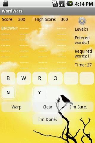Word Wars Android Brain & Puzzle