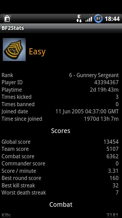 BF2Stats Android Arcade & Action