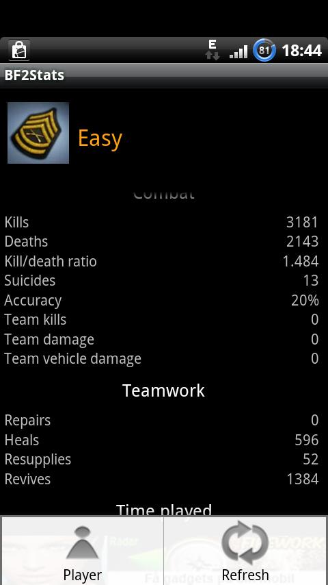BF2Stats Android Arcade & Action