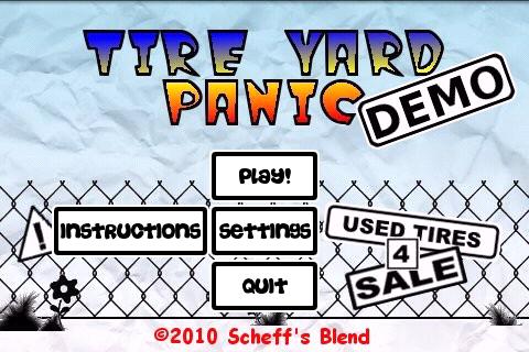 Tire Yard Panic Demo