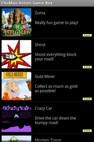 CM Action Game Box 5 in 1 Android Arcade & Action
