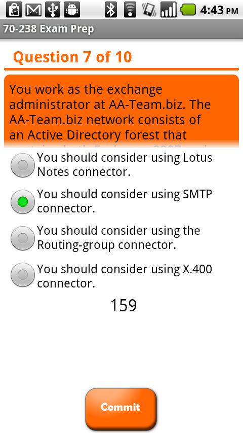 MCITP 70-238 Practice Exam Android Brain & Puzzle