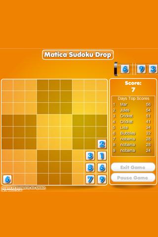 Matica Sudoku Drops Android Brain & Puzzle