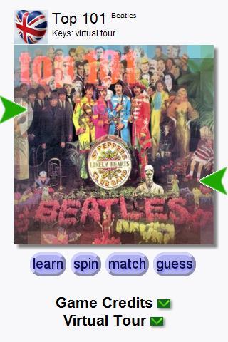 Beatles Top 101 Tour (Keys) Android Brain & Puzzle