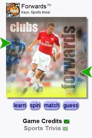 Football Forwards (Keys) Android Brain & Puzzle