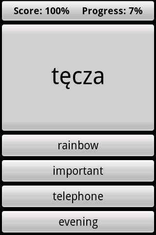 Polish Vocabulary Quiz Android Brain & Puzzle