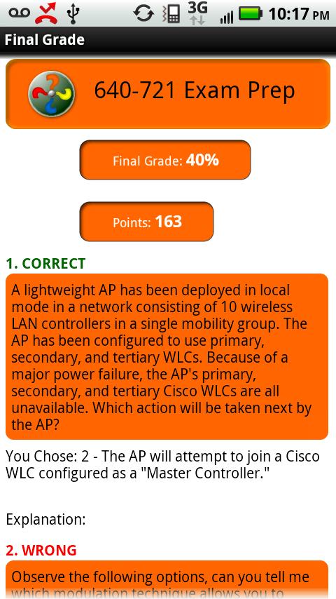 CCNA Wireless IUWNE  640-721 Android Brain & Puzzle