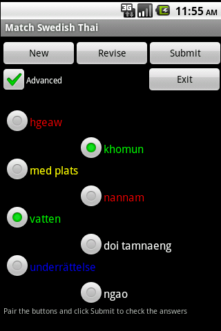 Match Swedish Thai Android Brain & Puzzle