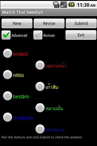 Match Thai Swedish Android Brain & Puzzle