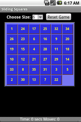 Sliding Squares Android Brain & Puzzle