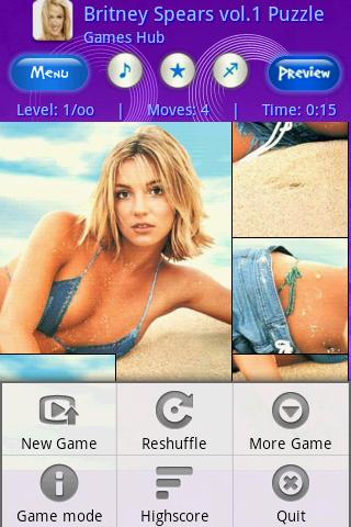Hot Girl Britney Spears vol.01 Android Brain & Puzzle
