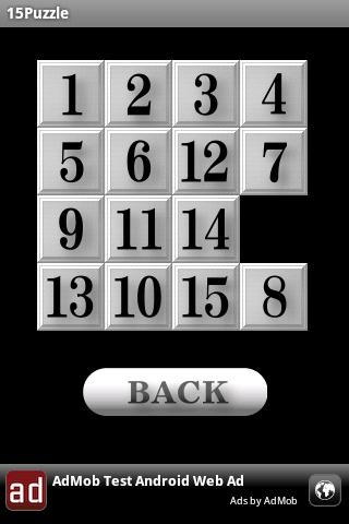 15Puzzle(First Edition) Android Brain & Puzzle