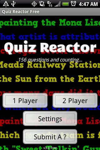 Quiz Reactor Android Brain & Puzzle