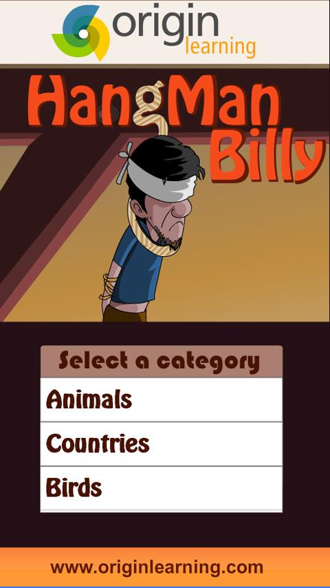 Hangman Billy Android Brain & Puzzle
