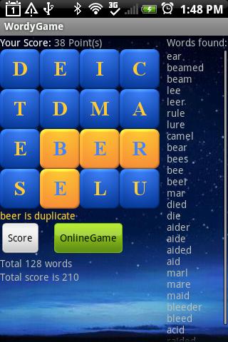 Wordy Game Android Brain & Puzzle