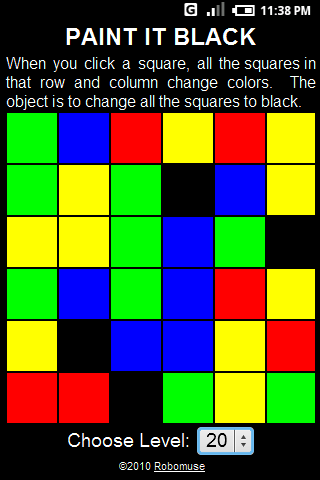 Paint It Black Android Brain & Puzzle