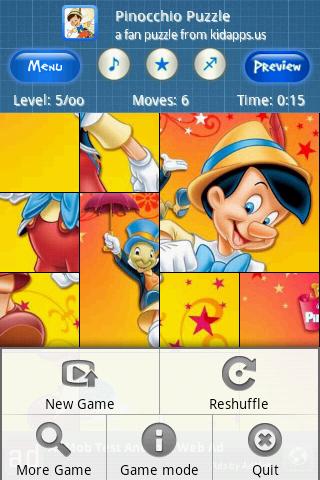 Pinocchio Puzzle Android Brain & Puzzle