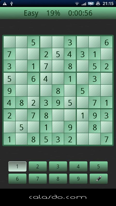 Calasdo Numbers Mint Android Brain & Puzzle