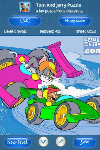 Tom and Jerry Puzzle Android Brain & Puzzle