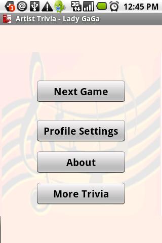 Lady GaGa Trivia Android Brain & Puzzle