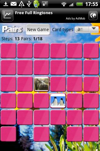 Pairs memory game Android Brain & Puzzle