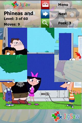 Phineas & Ferb Puzzle : JigSaw Android Brain & Puzzle