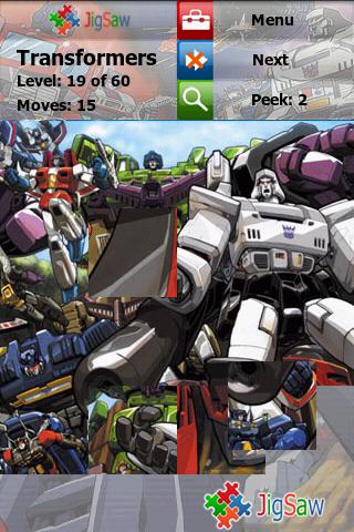 Trànsformers Puzzle : JigSaw Android Brain & Puzzle
