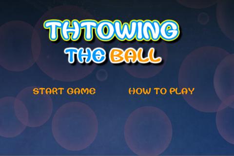 Toss the ball