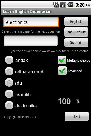 Learn English Indonesian Android Brain & Puzzle