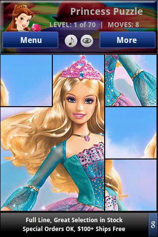 Princess Flip Puzzle Android Brain & Puzzle