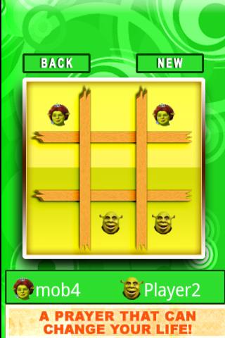 Shrek Tic Tac Toe