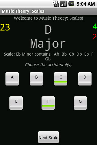 Music Theory: Scales Android Brain & Puzzle