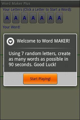 Word Maker Plus Android Brain & Puzzle