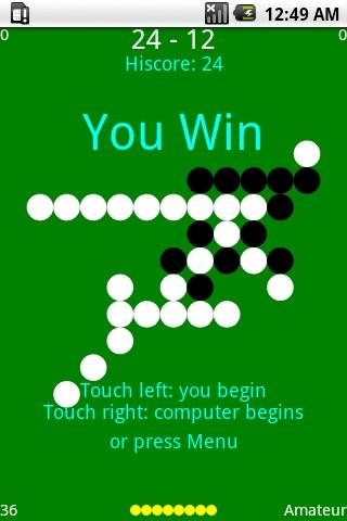 Reversi Infinite Board Trial