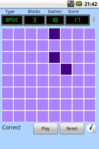 Memory Grid Android Brain & Puzzle