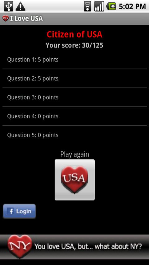 I Love USA Android Brain & Puzzle