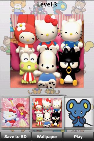 Hèllo Kìtty and Friends Puzzle Android Brain & Puzzle
