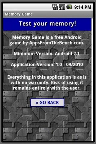 Test Your Memory Android Brain & Puzzle